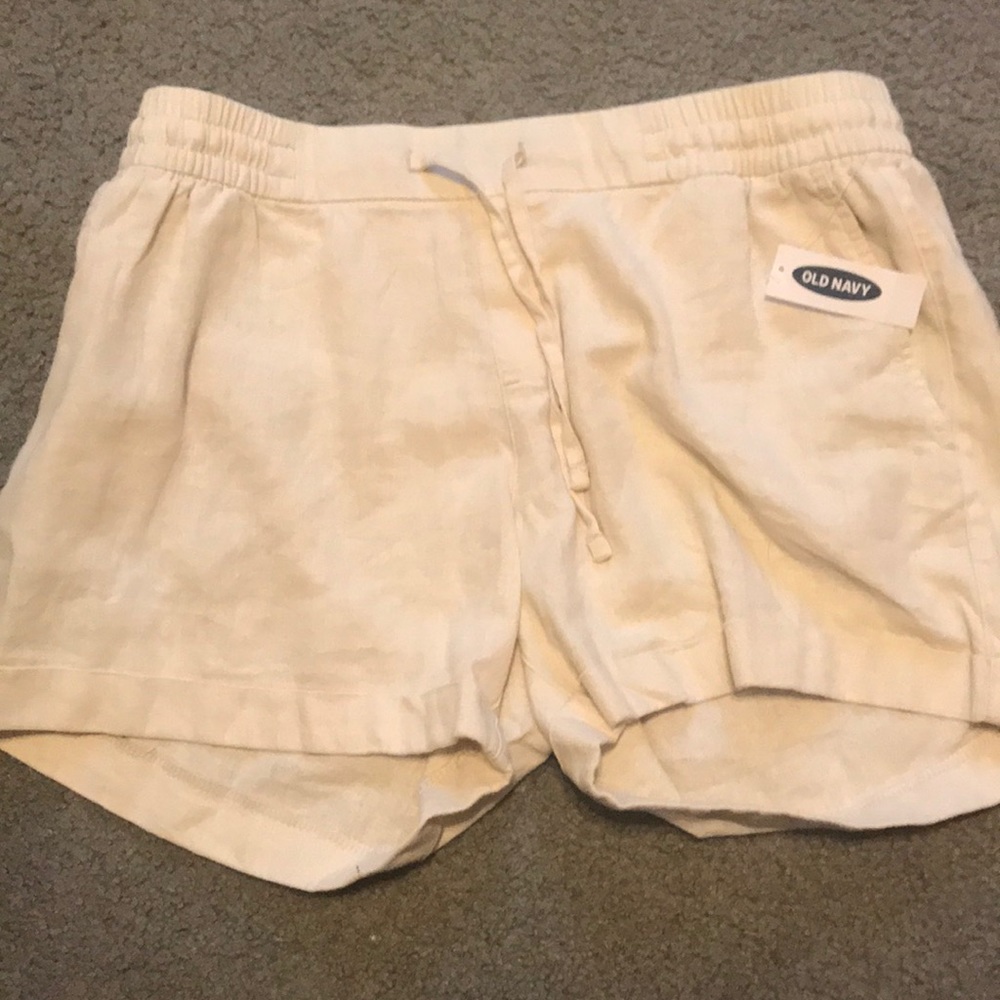Cream old navy shorts